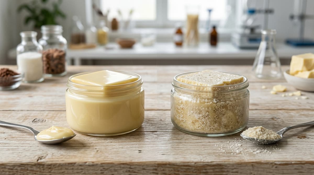 Cocoa butter: kristalisasi yang benar vs. salah