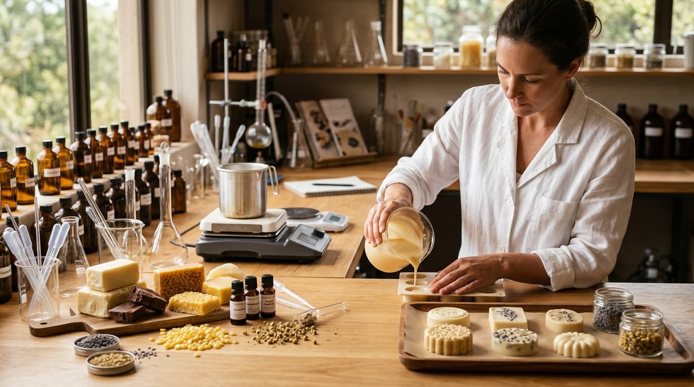 Body Butter padat dan massage bar: cara memilih butter dan wax agar tidak meleleh di tangan