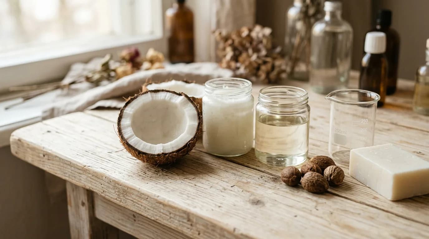 Minyak laurat: kelapa dan babassu, serta alasan perilakunya yang unik