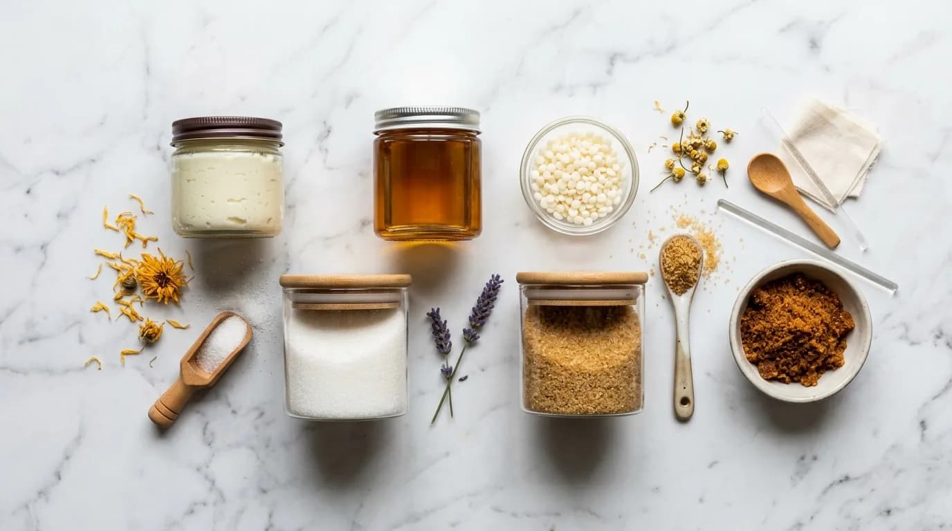 Emulsified scrub: mengapa DIY body sugar scrub lebih dari sekadar gula dan minyak