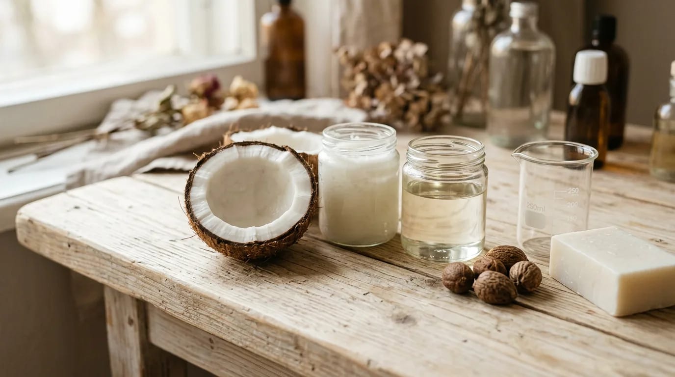 Minyak laurat: kelapa dan babassu, serta alasan perilakunya yang unik