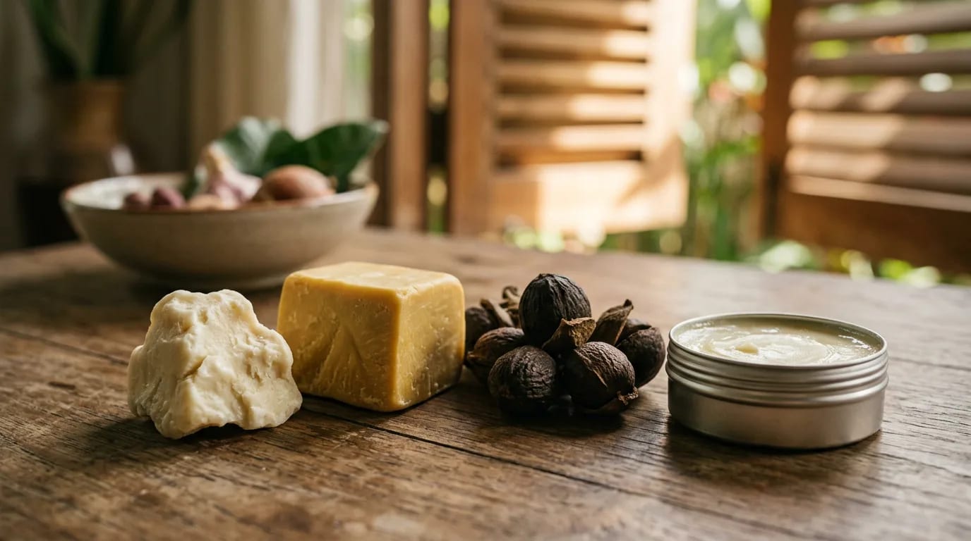 Shea, kakao, atau mangga: mentega mana yang tidak meleleh