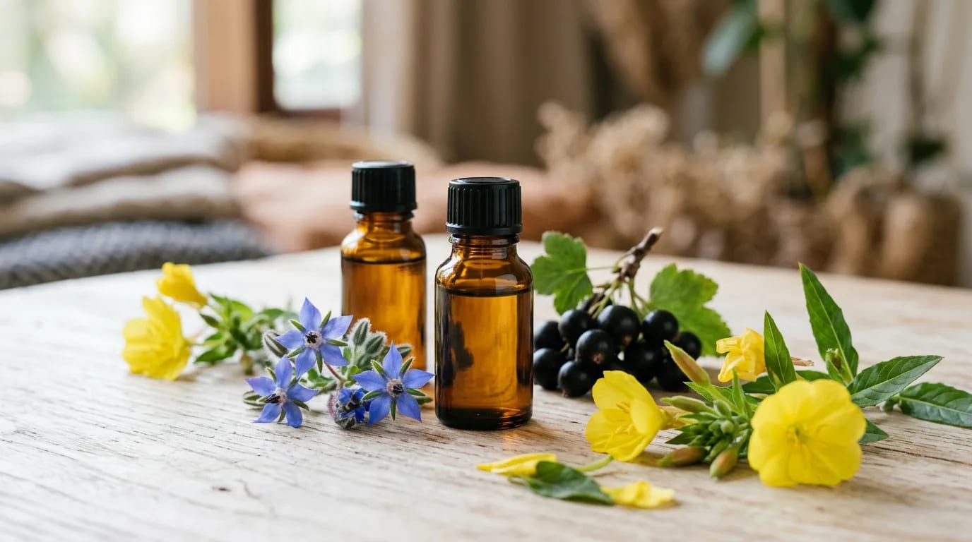 Minyak gamma-linolenat: borage, evening primrose, blackcurrant, kapan harga premiumnya sepadan