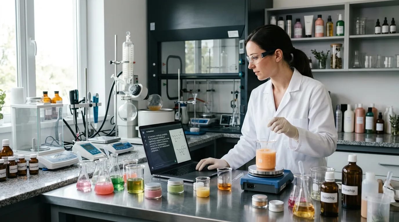 AI dalam kimia kosmetik: bagaimana neural networks mengubah formulasi perawatan rambut